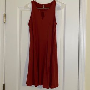 Mudd burnt orange/deep red sleeveless dress. Size M.
